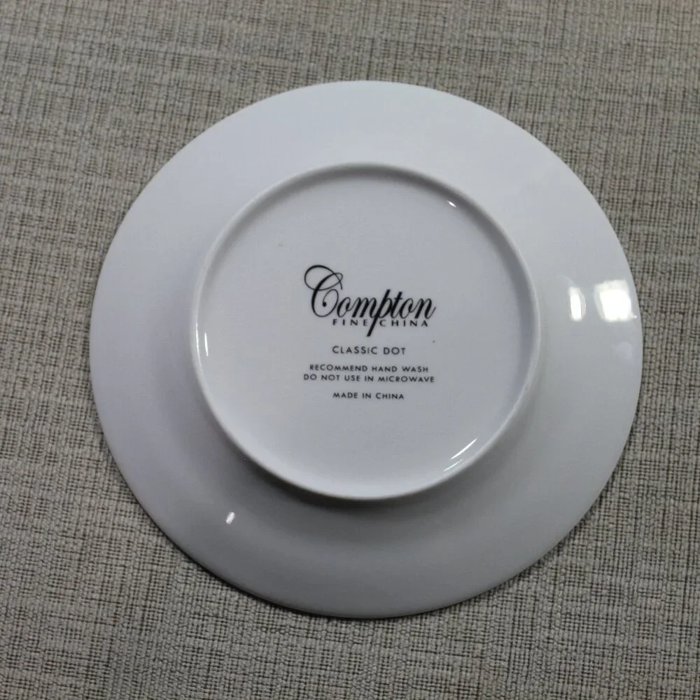 Compton Fine China Classic Dots Set of 4 (7.5